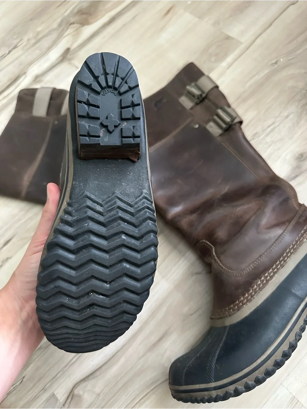 Sorel slimpack leather riding tall boot